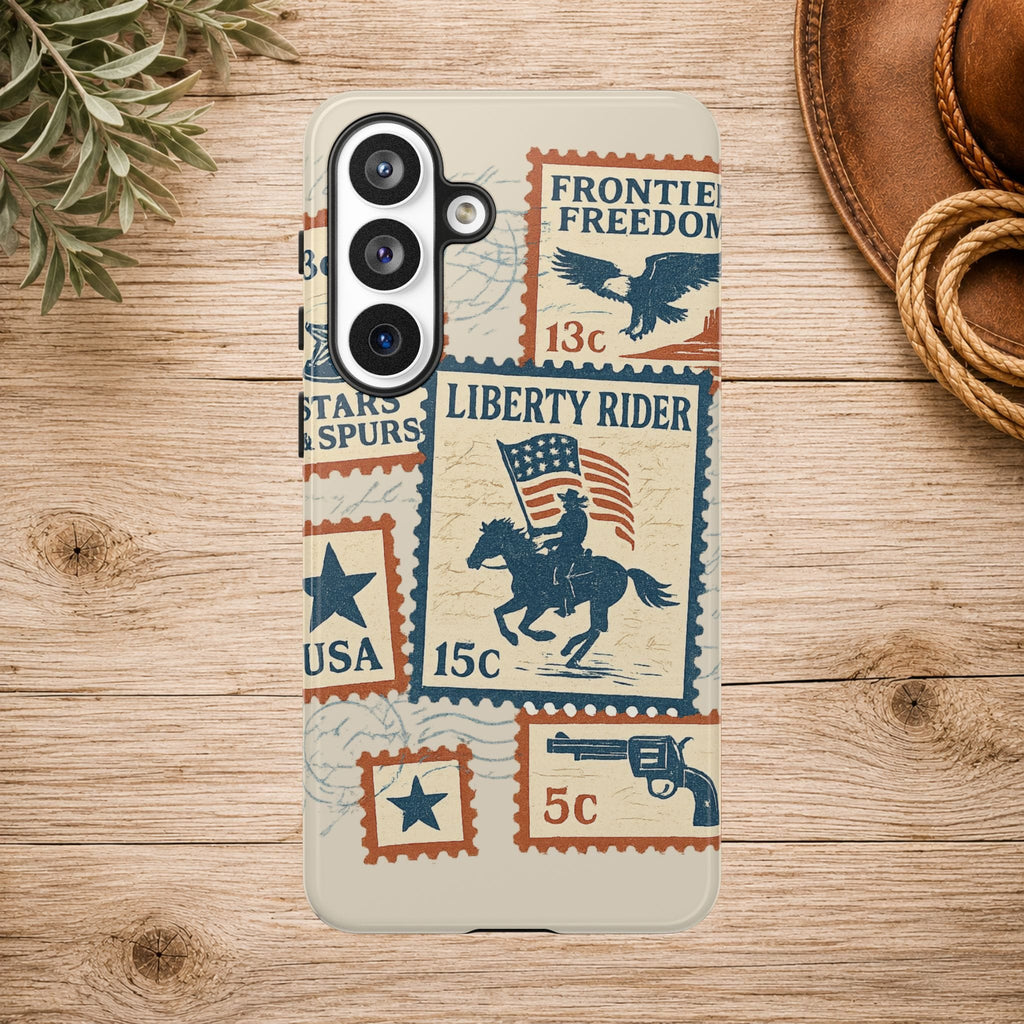 Liberty Rider Vintage Western Patriotic Phone Case