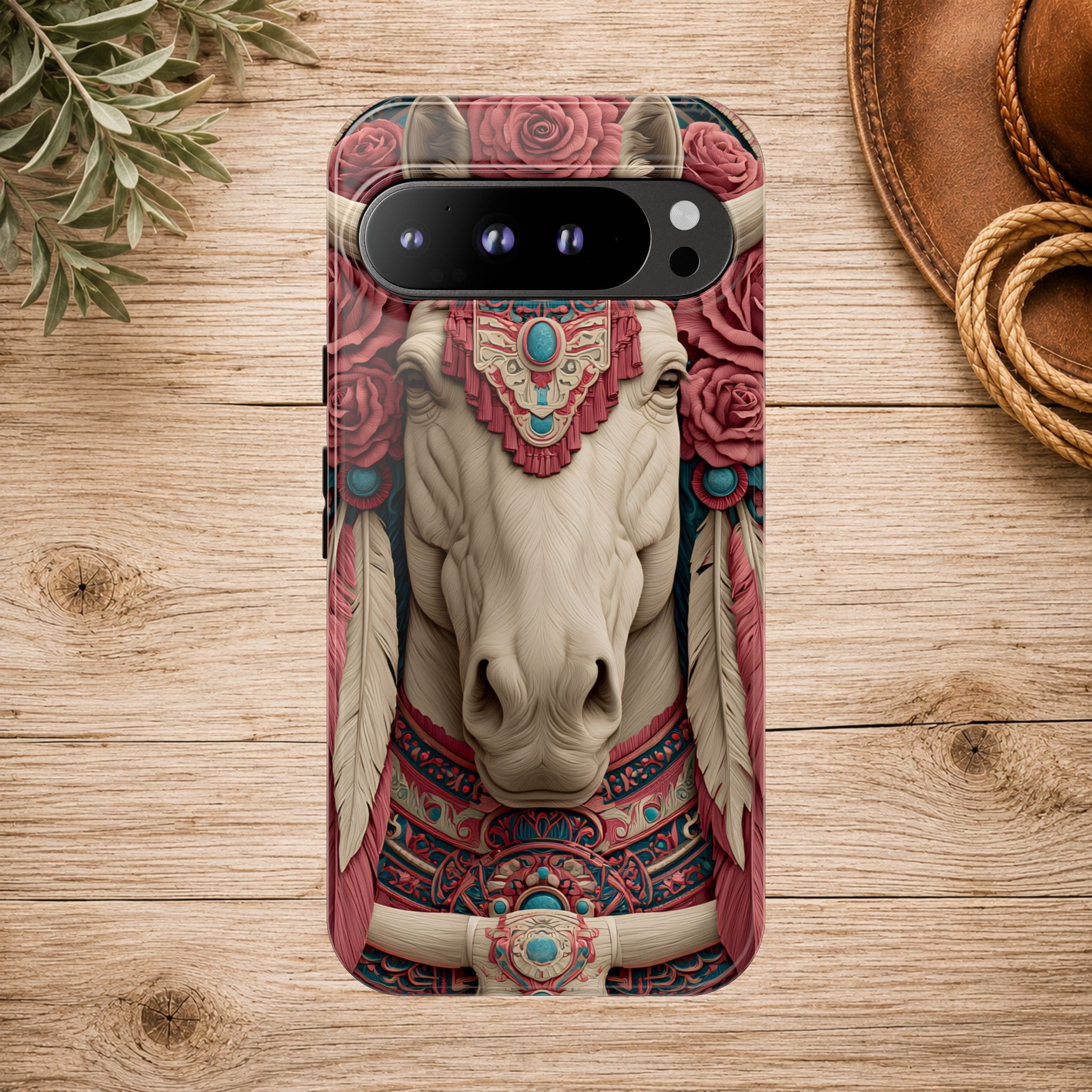 Boho Bull Phone Case