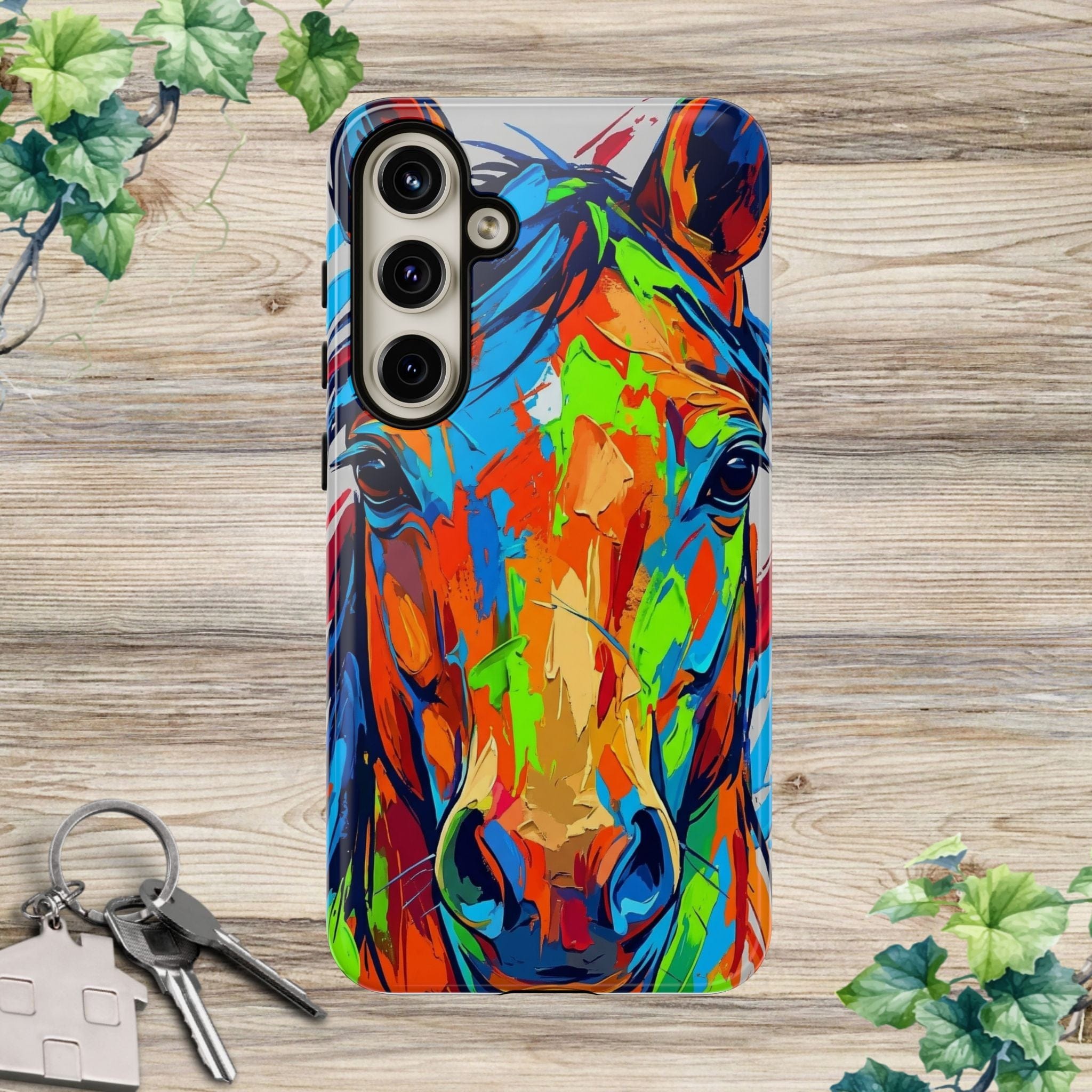 Colorful Abstract Horse Phone Case