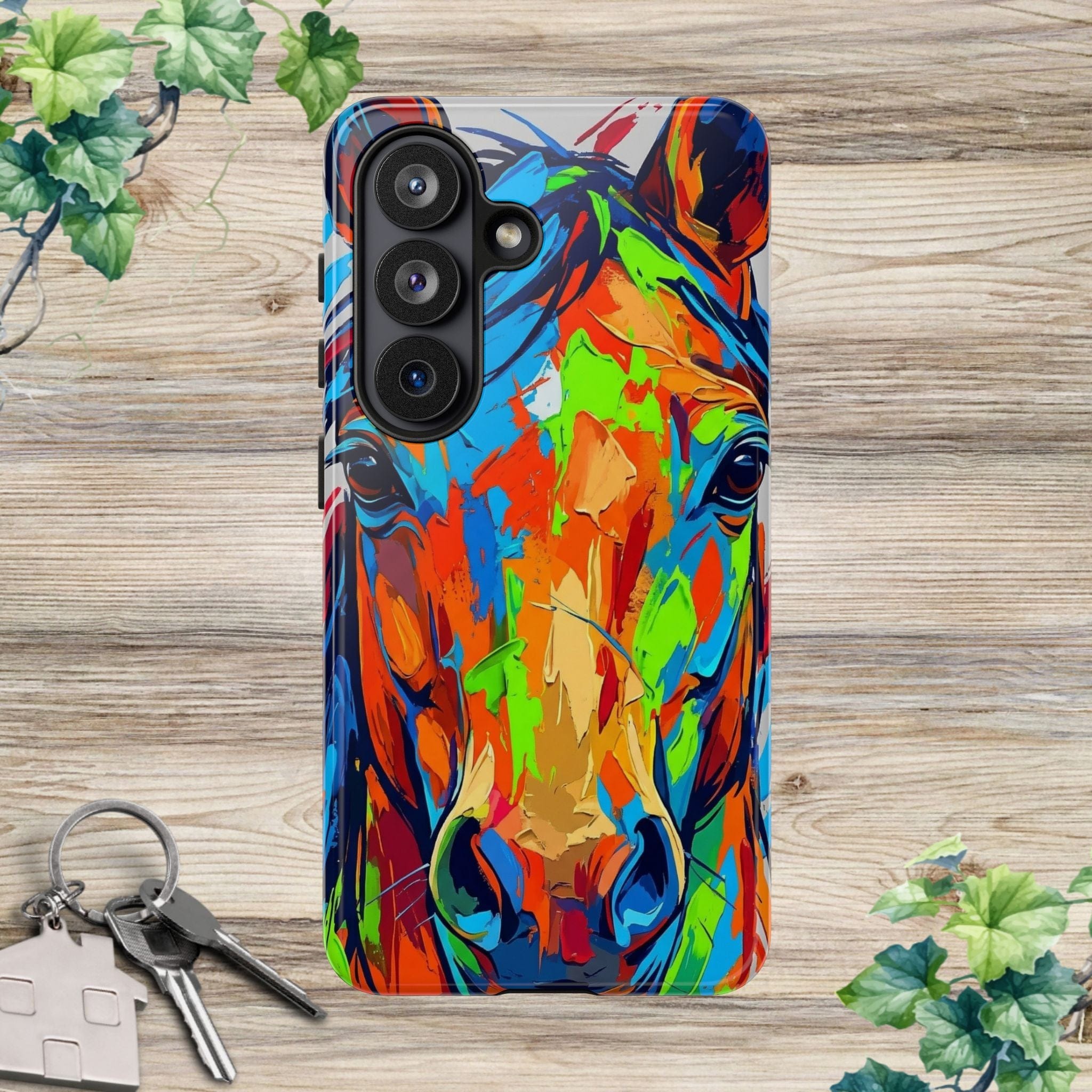 Colorful Abstract Horse Phone Case