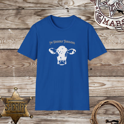 Softstyle Unisex T-Shirt - Udderly Fabulous