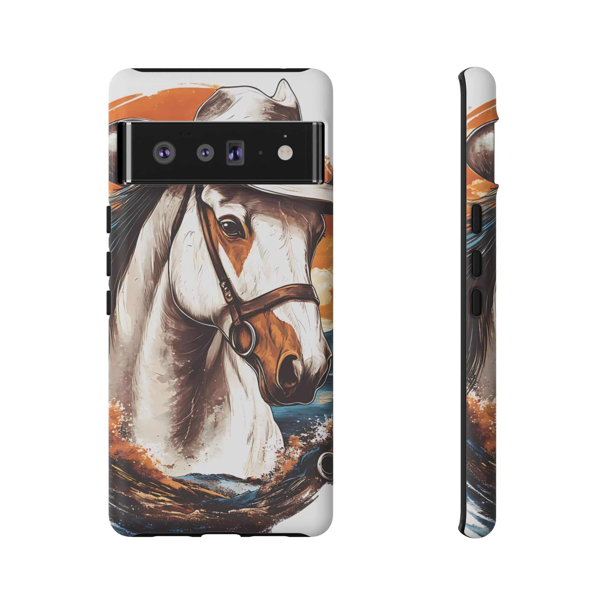 White Hat Horse-Phone Cases