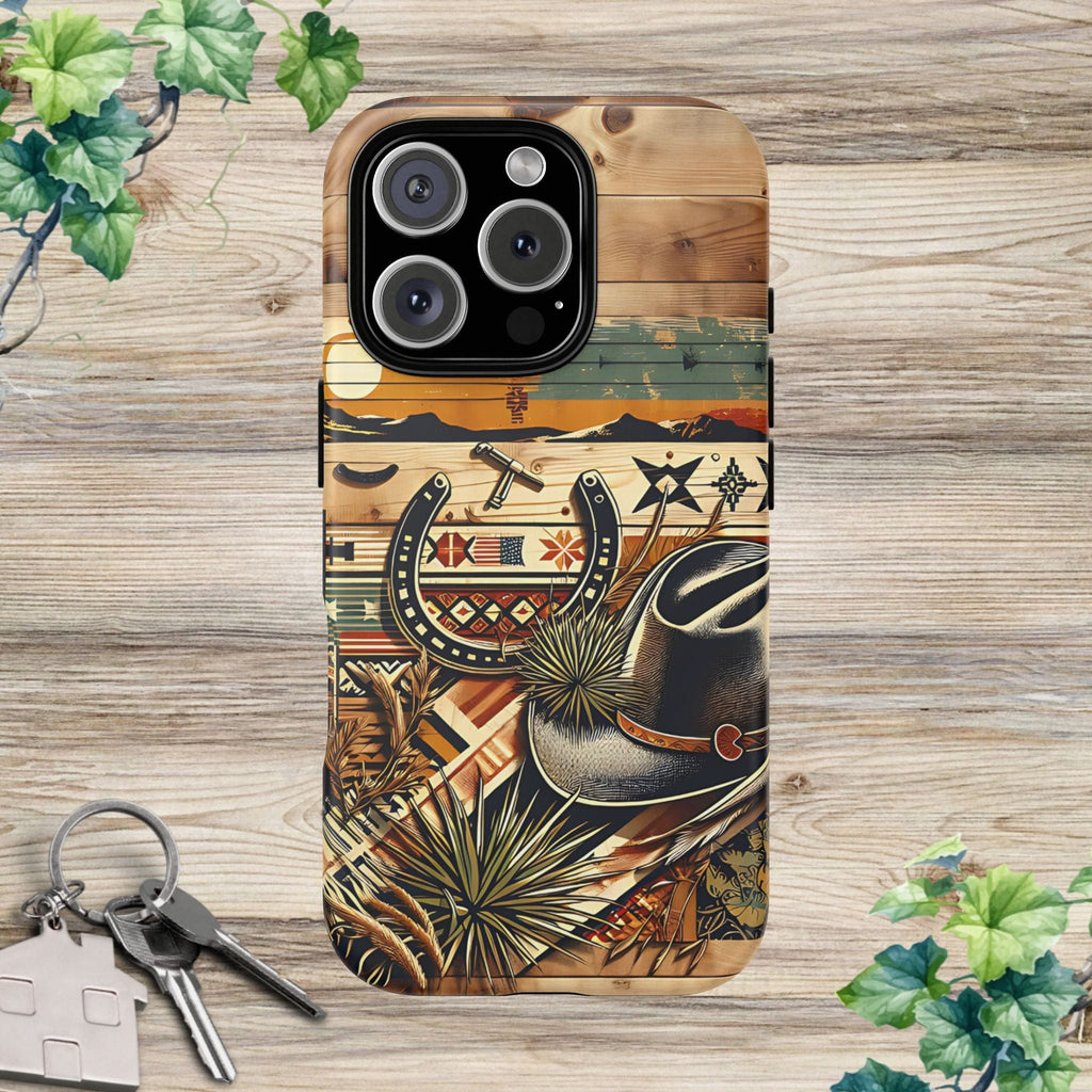 Hat and Horseshoes -Phone Case