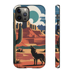Mountain and Wolf -Phone Case