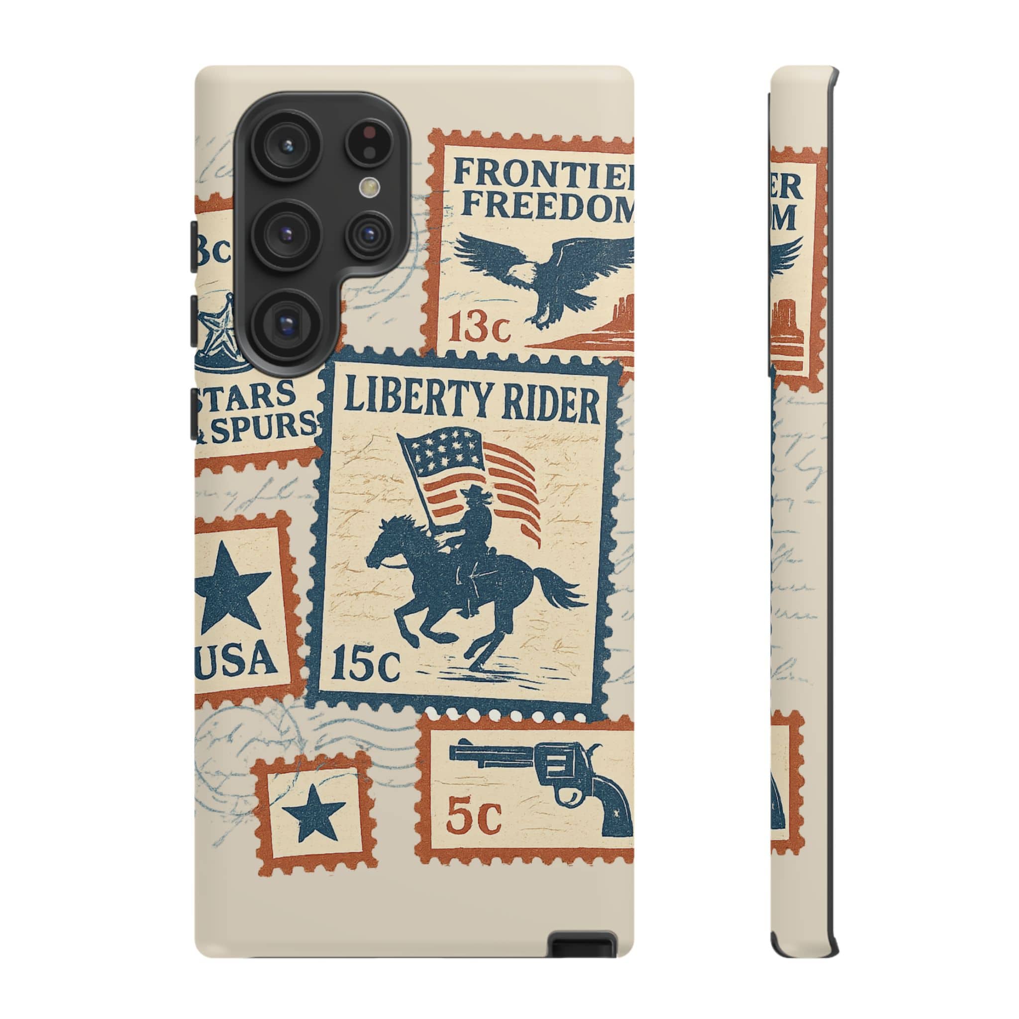 Liberty Rider Vintage Western Patriotic Phone Case