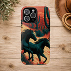 Desert Run Wild Horse Phone Case