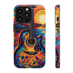 Psychedelic Sunset Guitar Phone Case