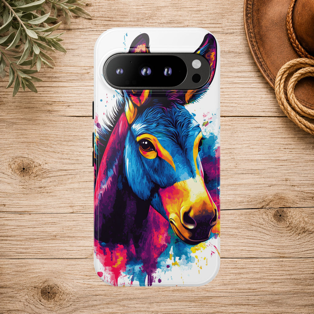 Color Splash Donkey Phone Case