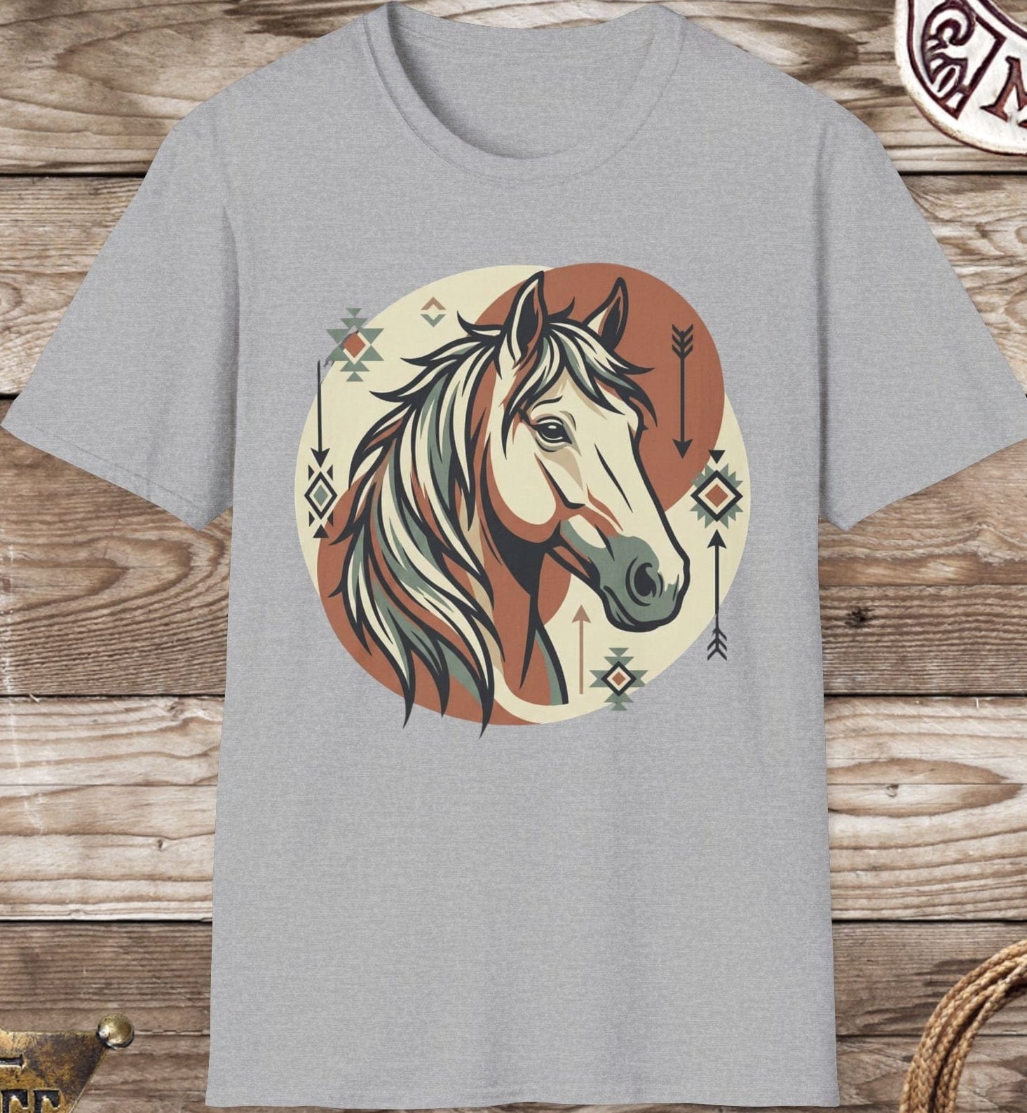 Western Horse Graphic T-Shirt