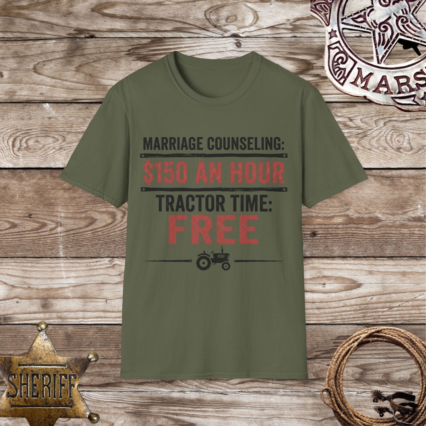 Tractor Time Free T-Shirt