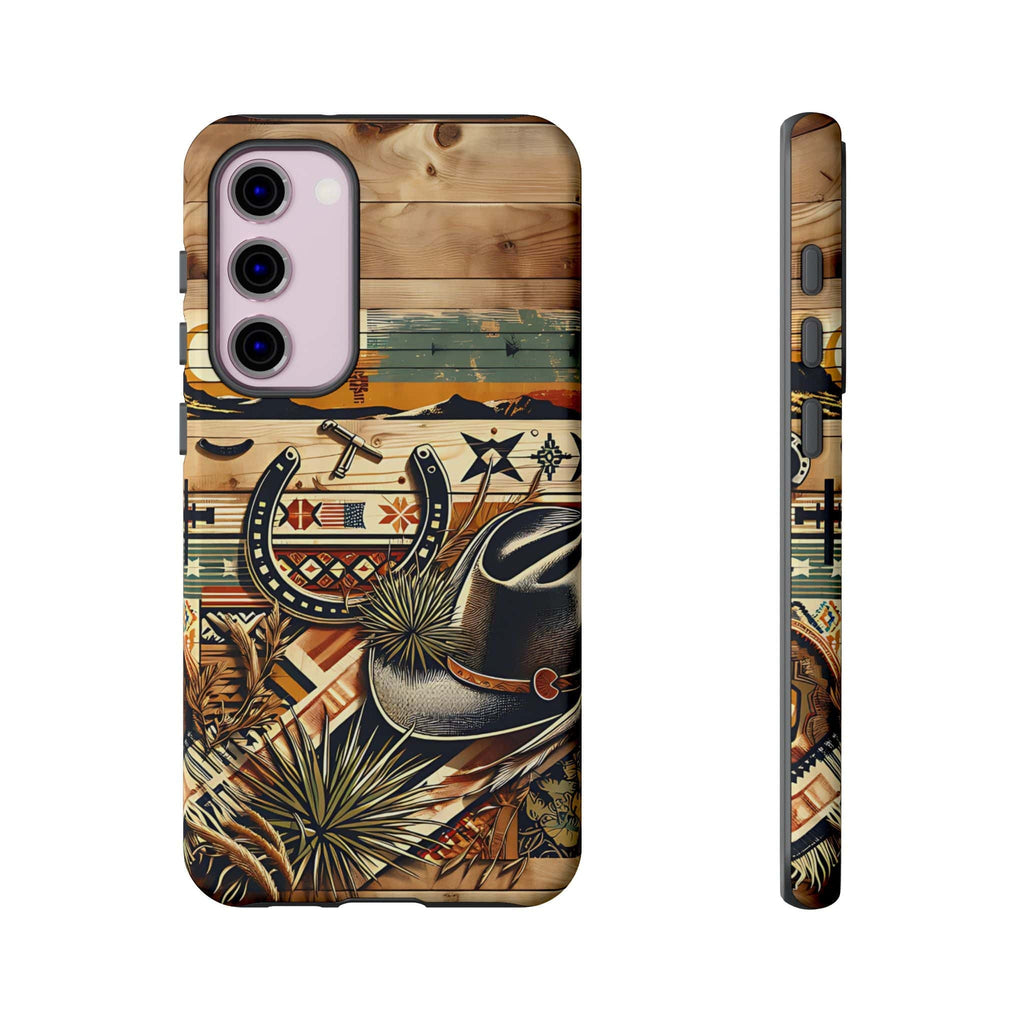 Hat and Horseshoes -Phone Case