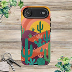 Desert Sunset Cactus Phone Case