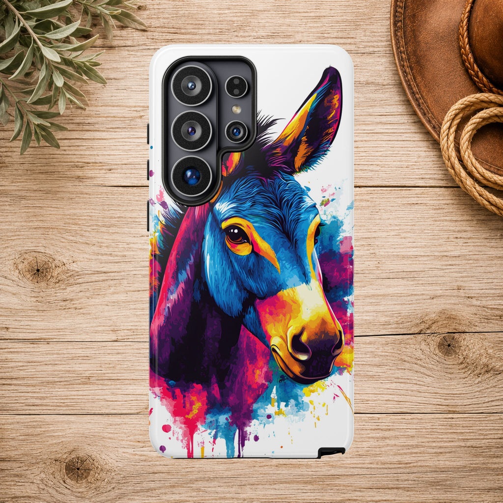 Color Splash Donkey Phone Case