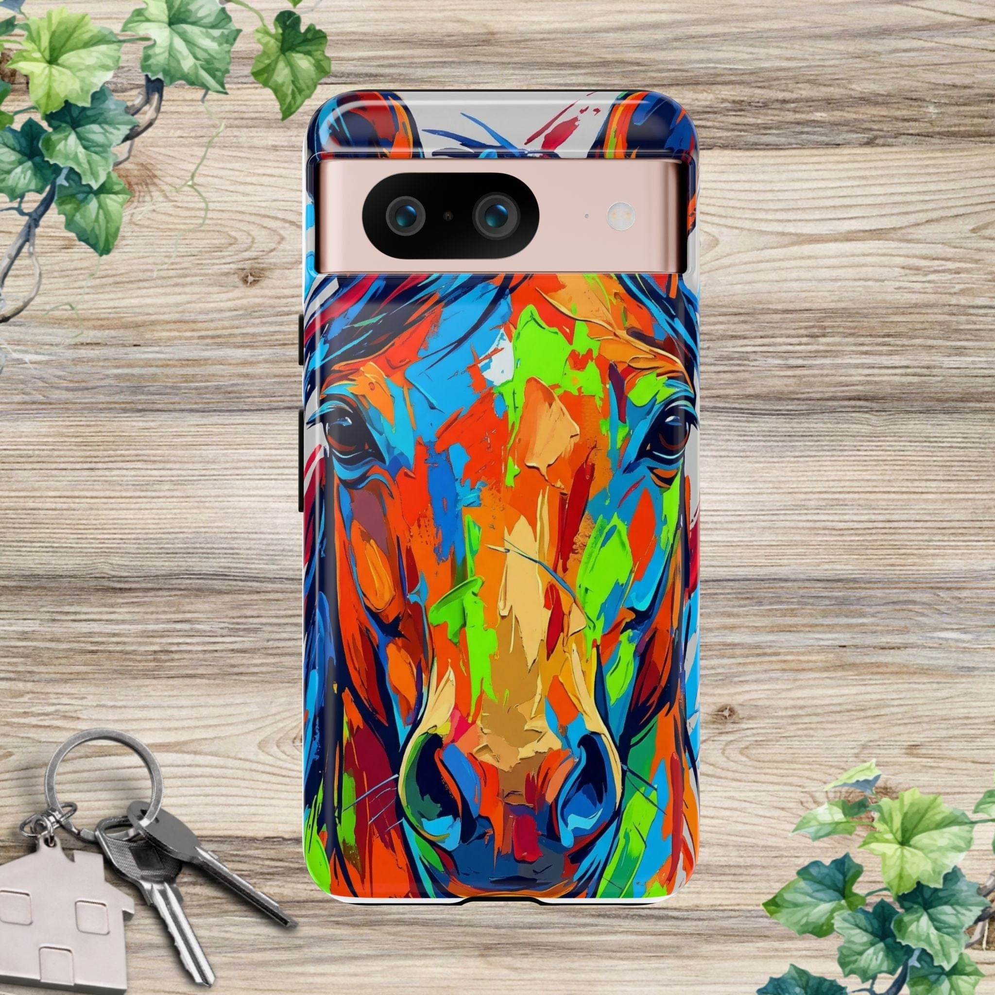 Colorful Abstract Horse Phone Case