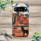 Mountain and Wolf -Phone Case