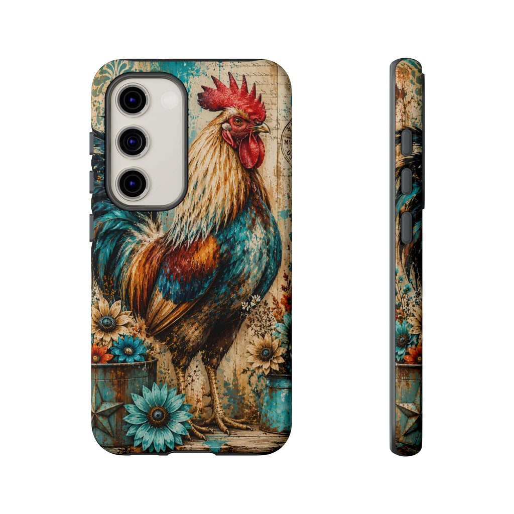 Rustic Farmhouse Rooster Phone Case