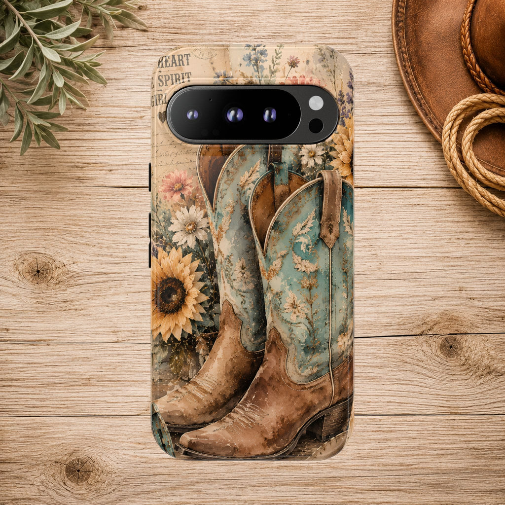 Rustique Sunflower Western iPhone Cover