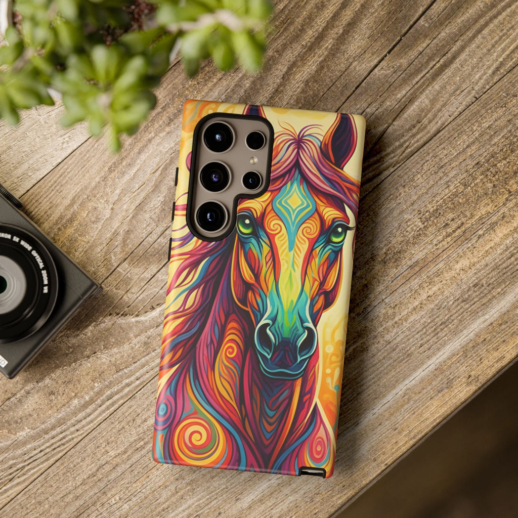 Vibrant Swirl Stallion - Phone Cover