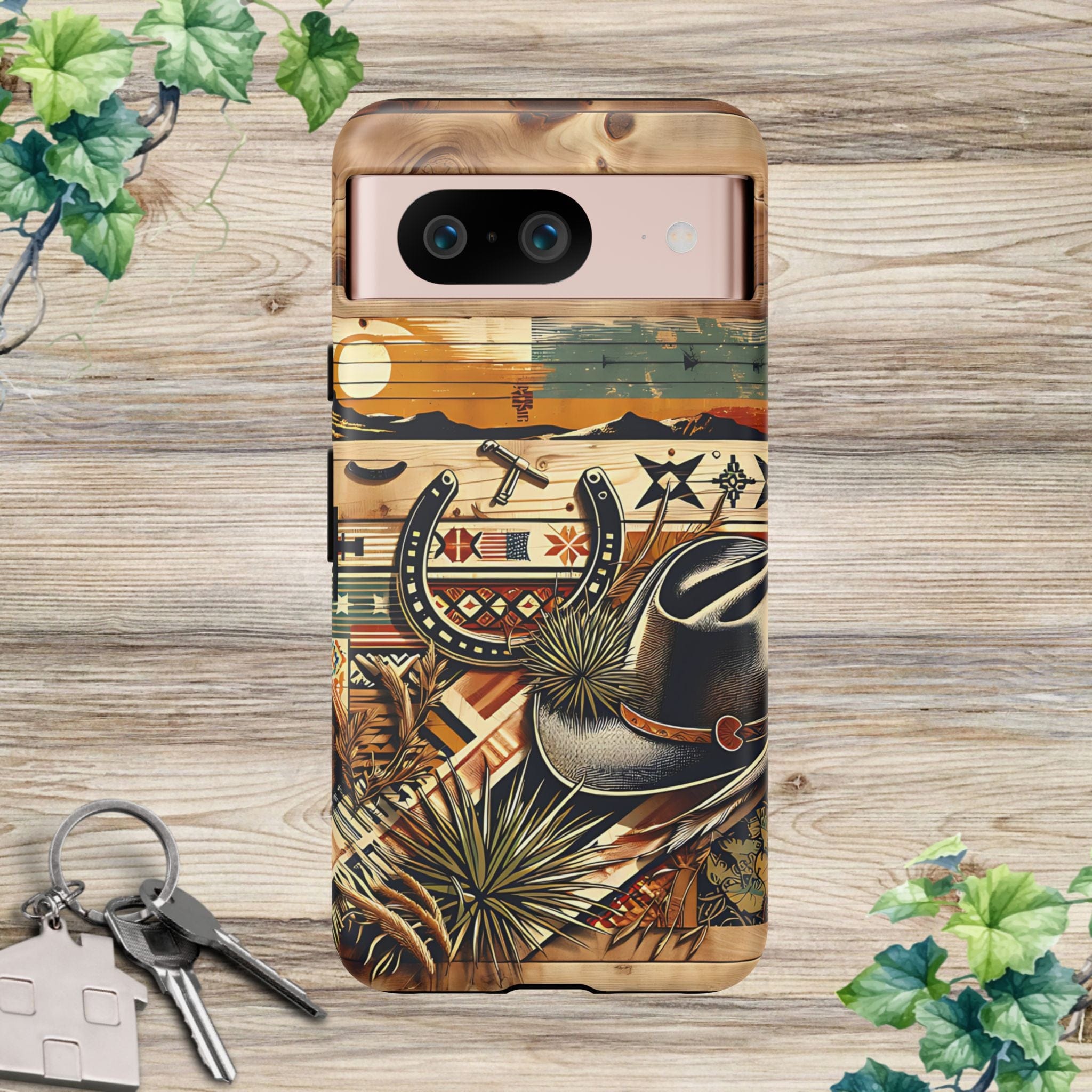 Hat and Horseshoes -Phone Case