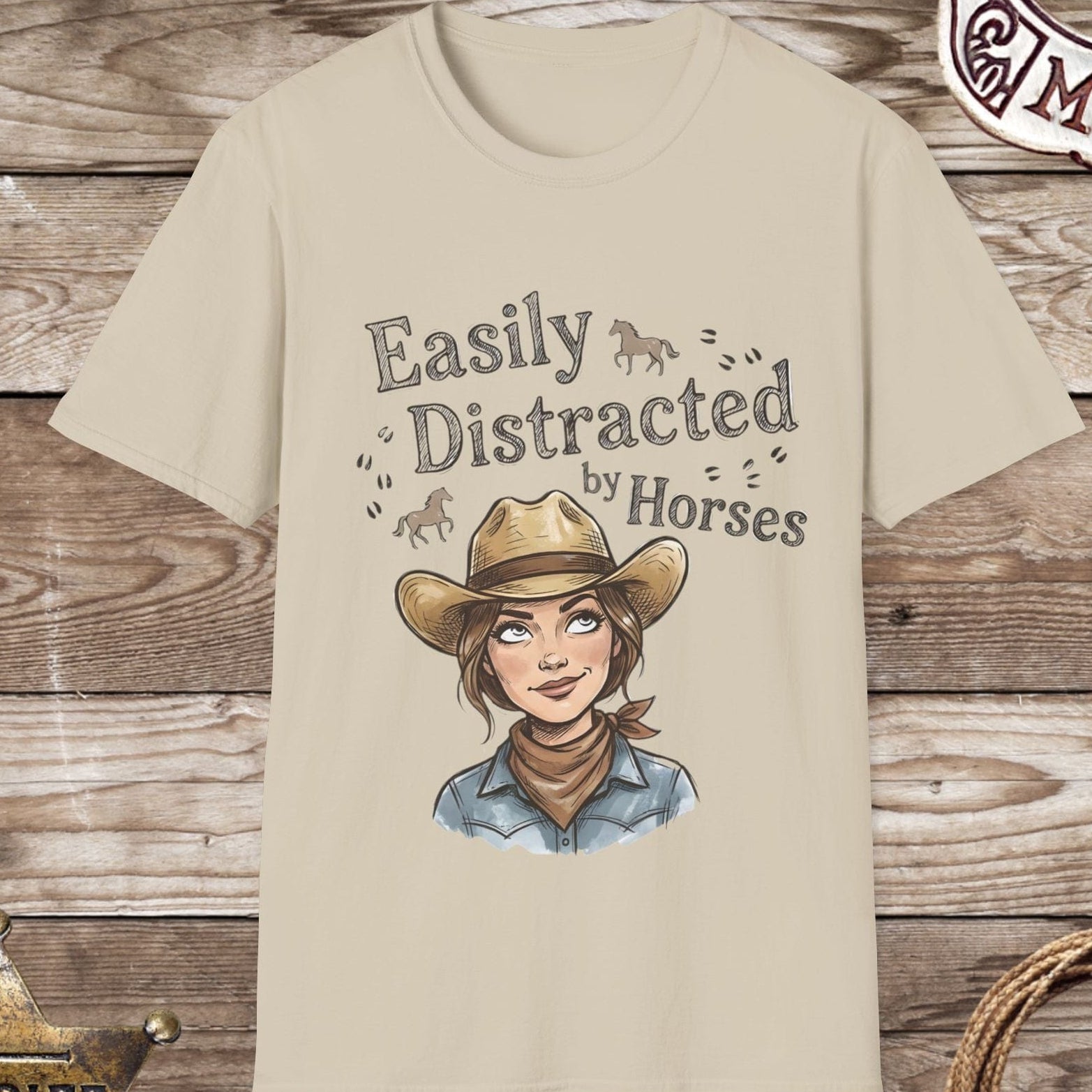 Easily Distracted by Horses T-Shirt