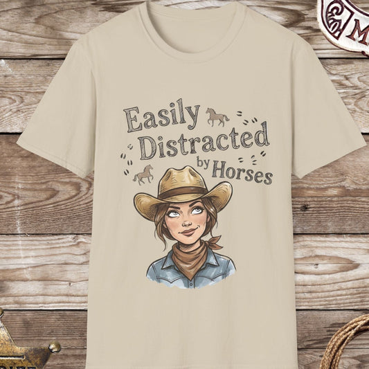 Easily Distracted by Horses T-Shirt