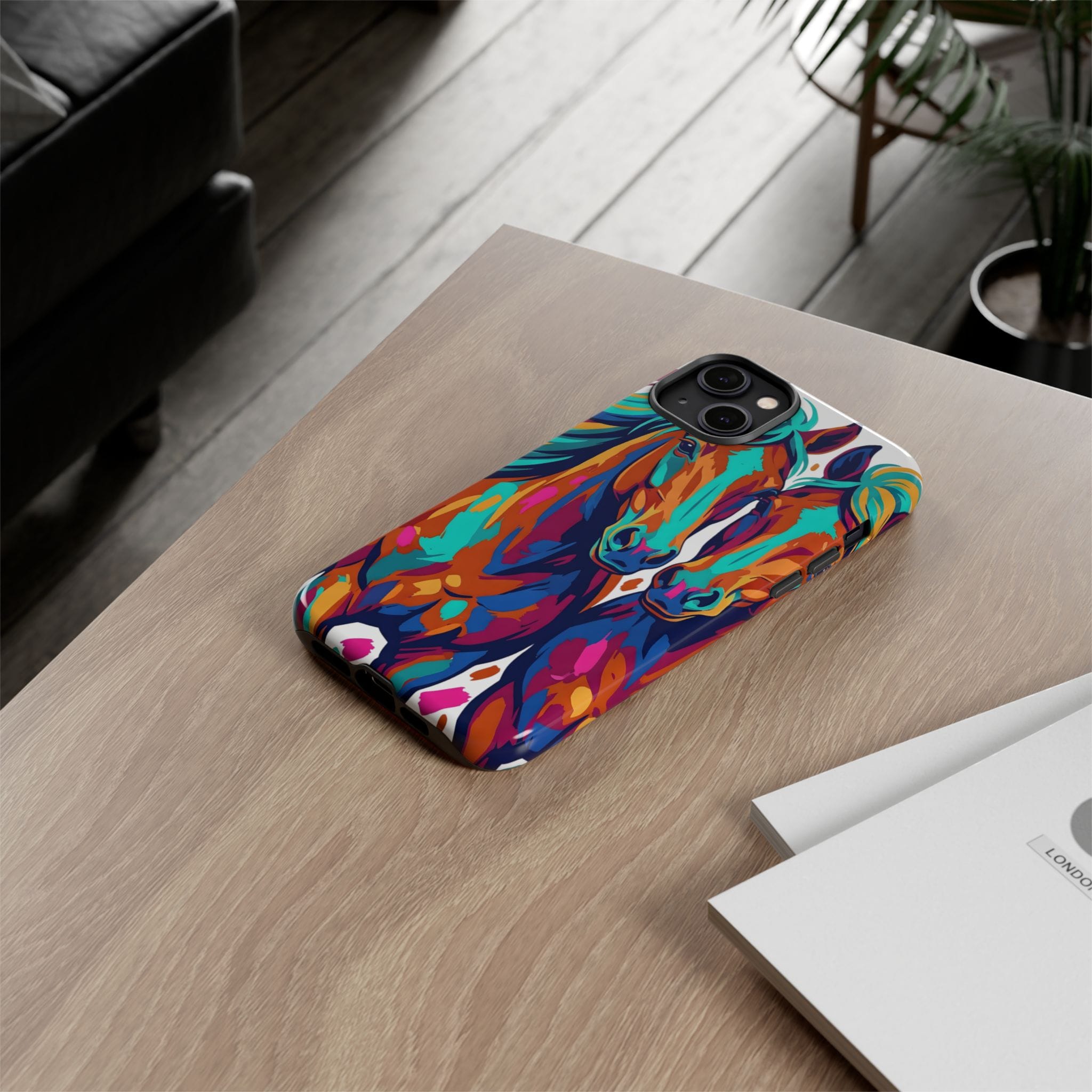Vibrant Pop Art Equine Phone Case