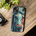 Colorful Horse Head – Turquoise