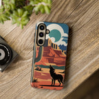 Mountain and Wolf -Phone Case