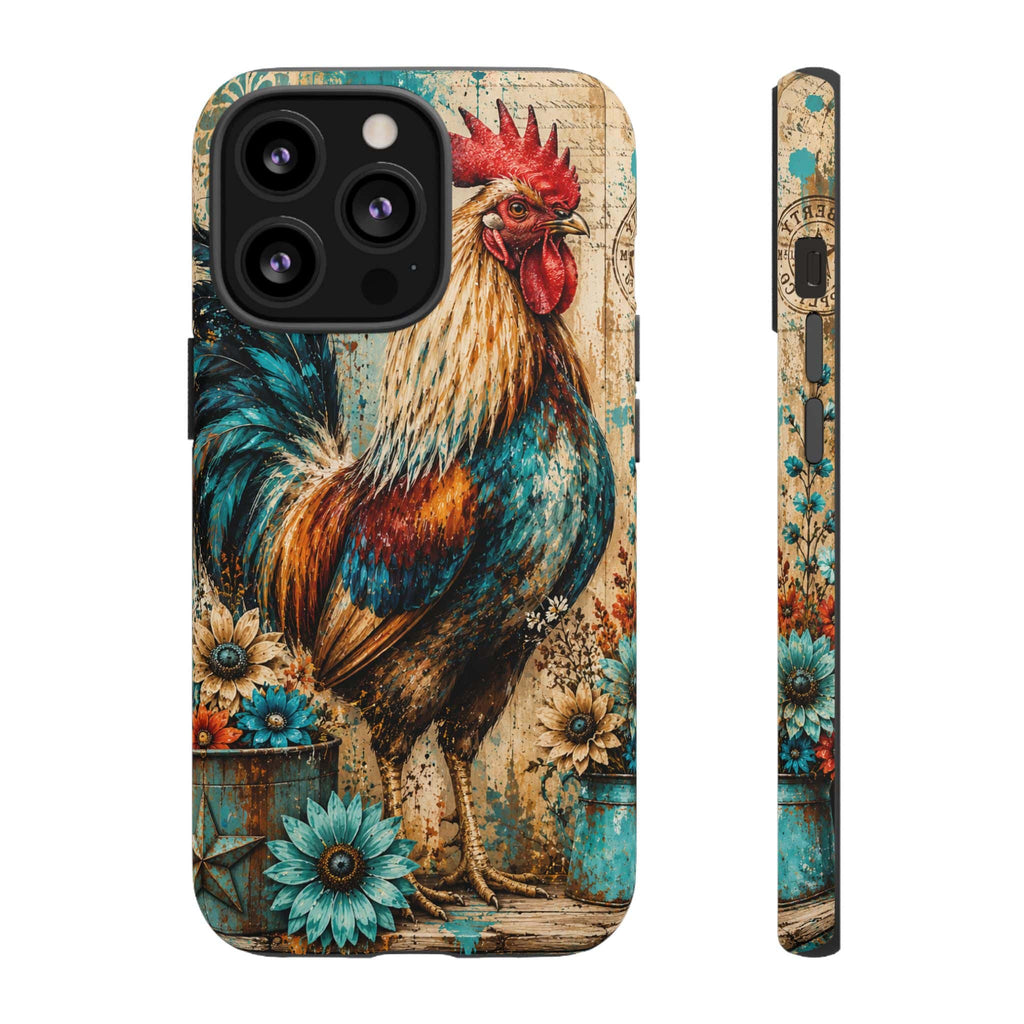 Rustic Farmhouse Rooster Phone Case