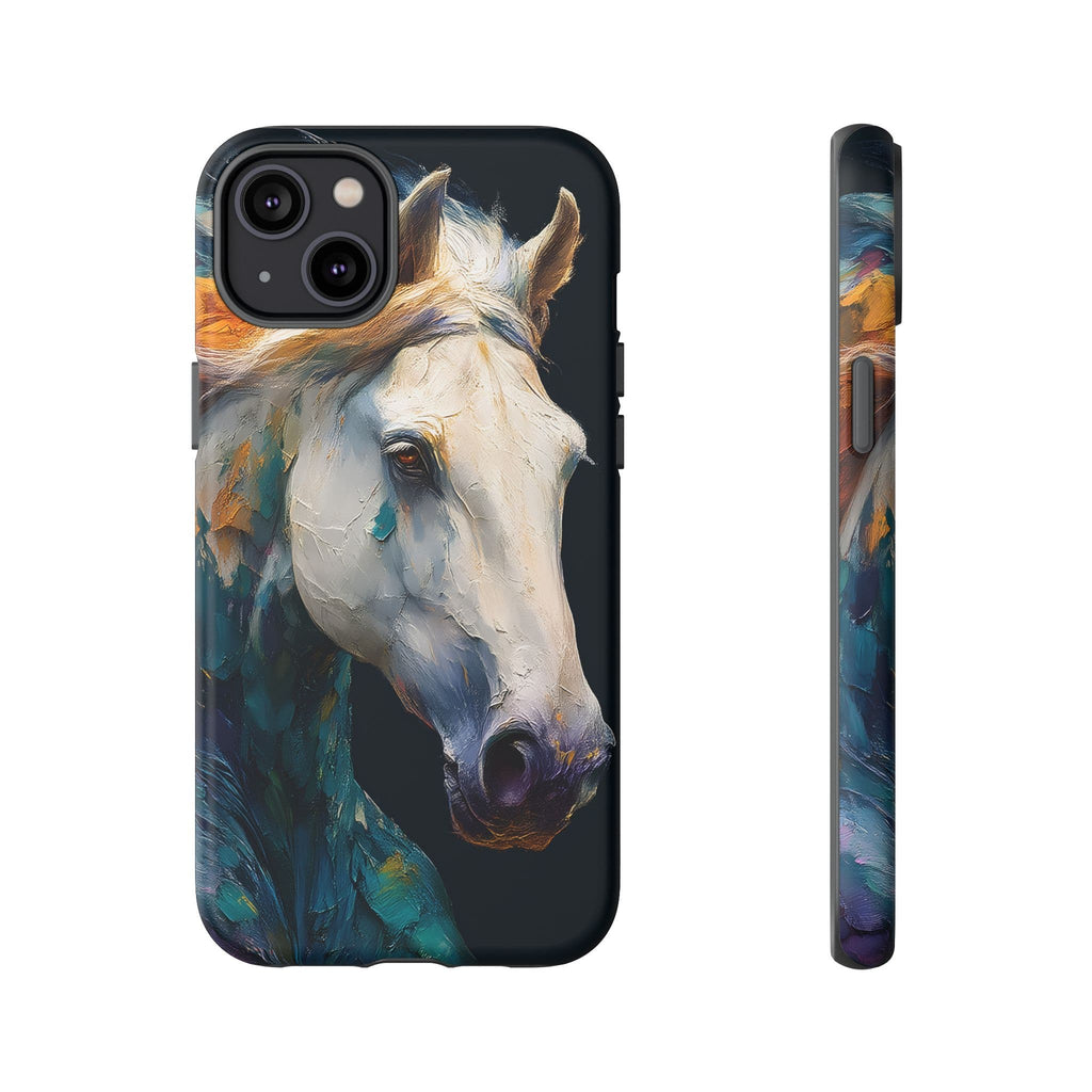 White Horse Art Phone Case