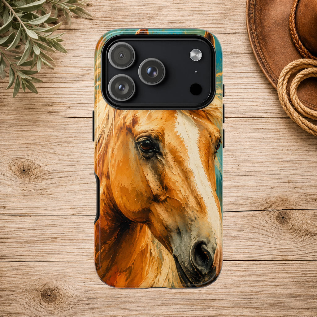 Golden Spirit Horse Phone Case