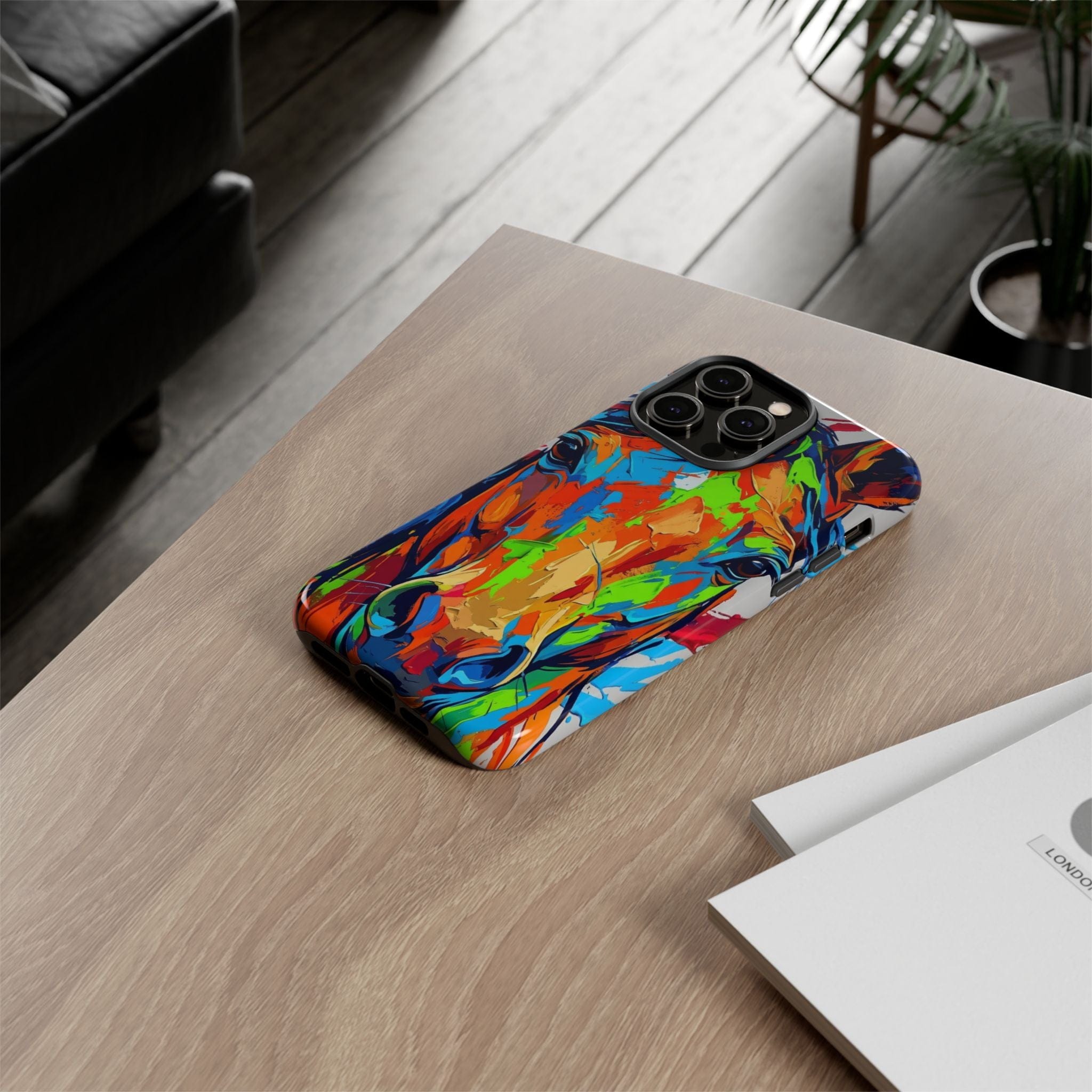Colorful Abstract Horse Phone Case