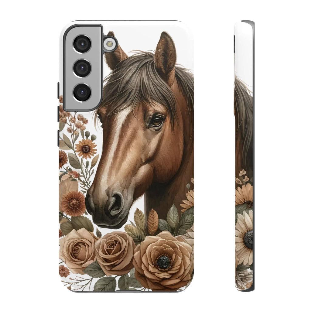 Painted Horse & Roses – Phone Case