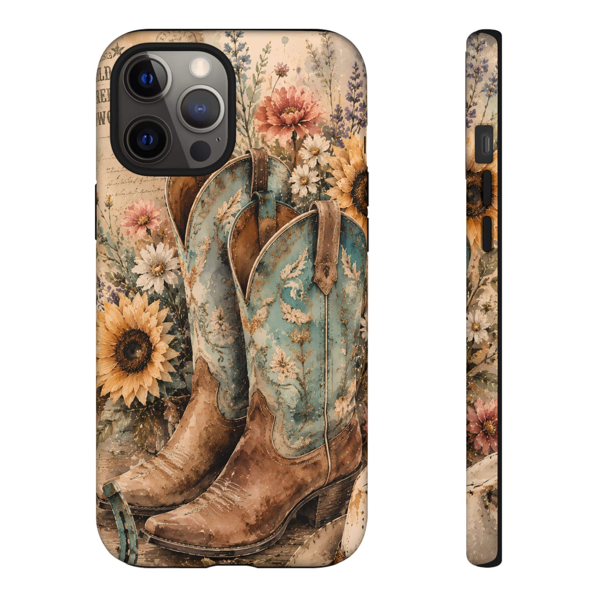 Rustique Sunflower Western iPhone Cover