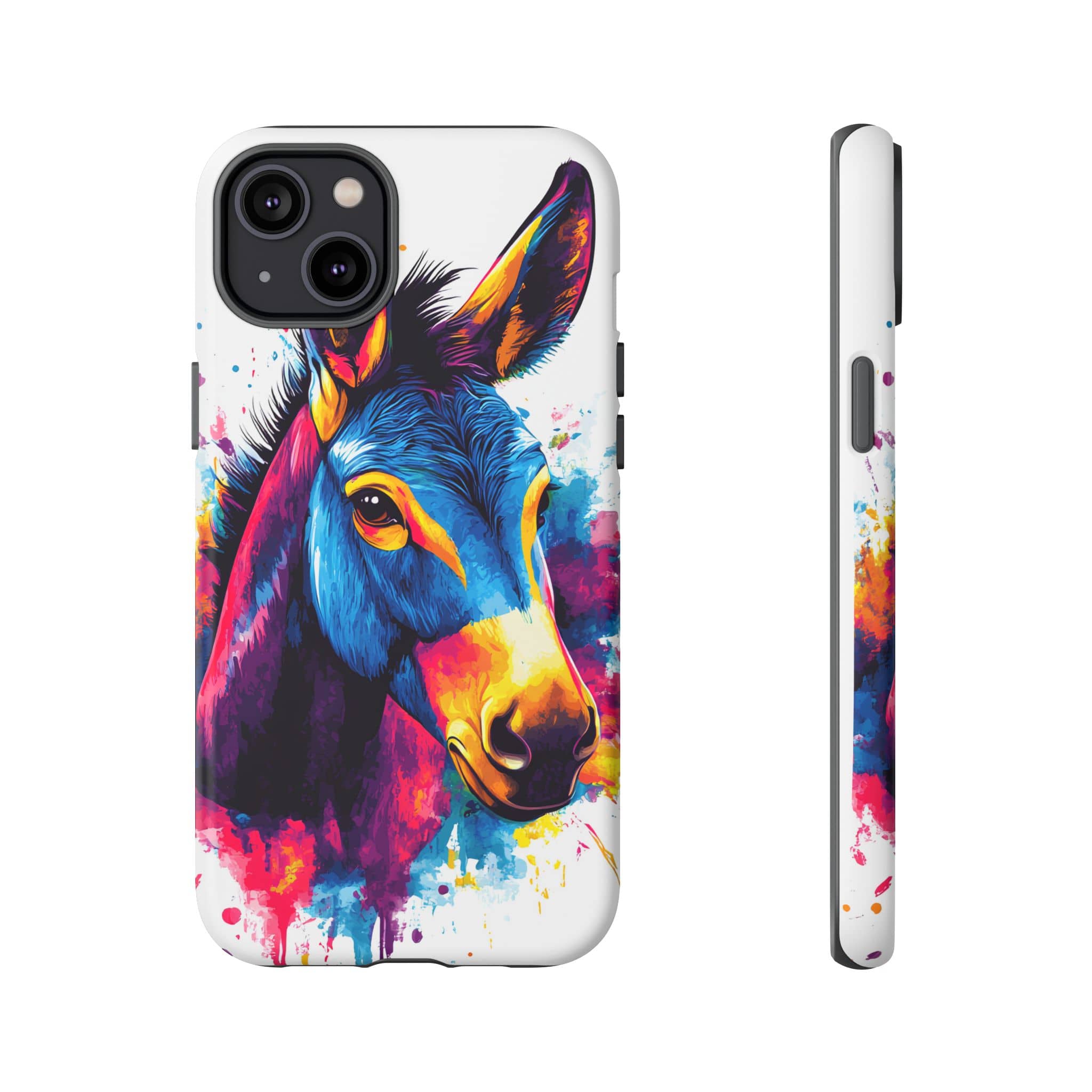 Color Splash Donkey Phone Case