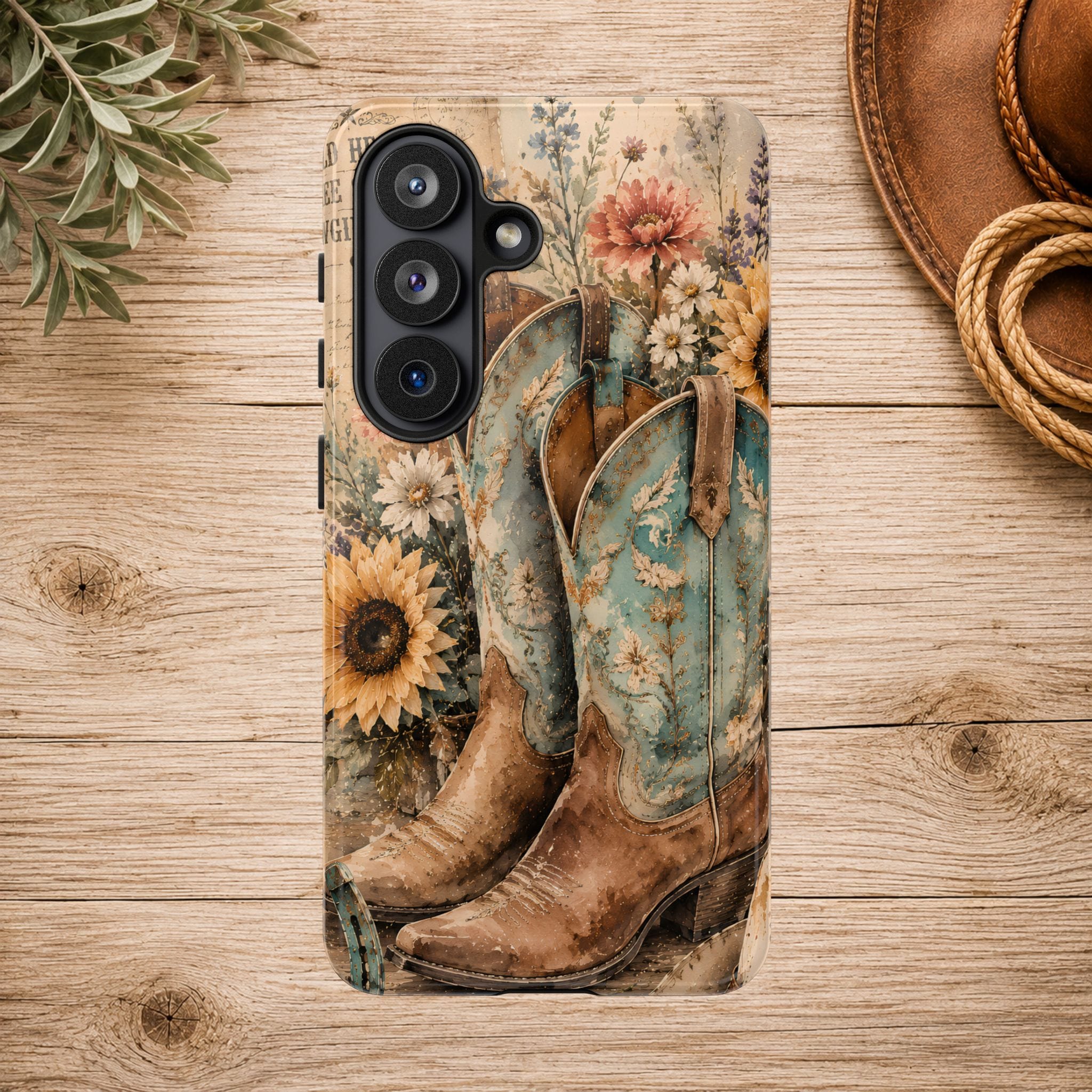 Rustique Sunflower Western iPhone Cover
