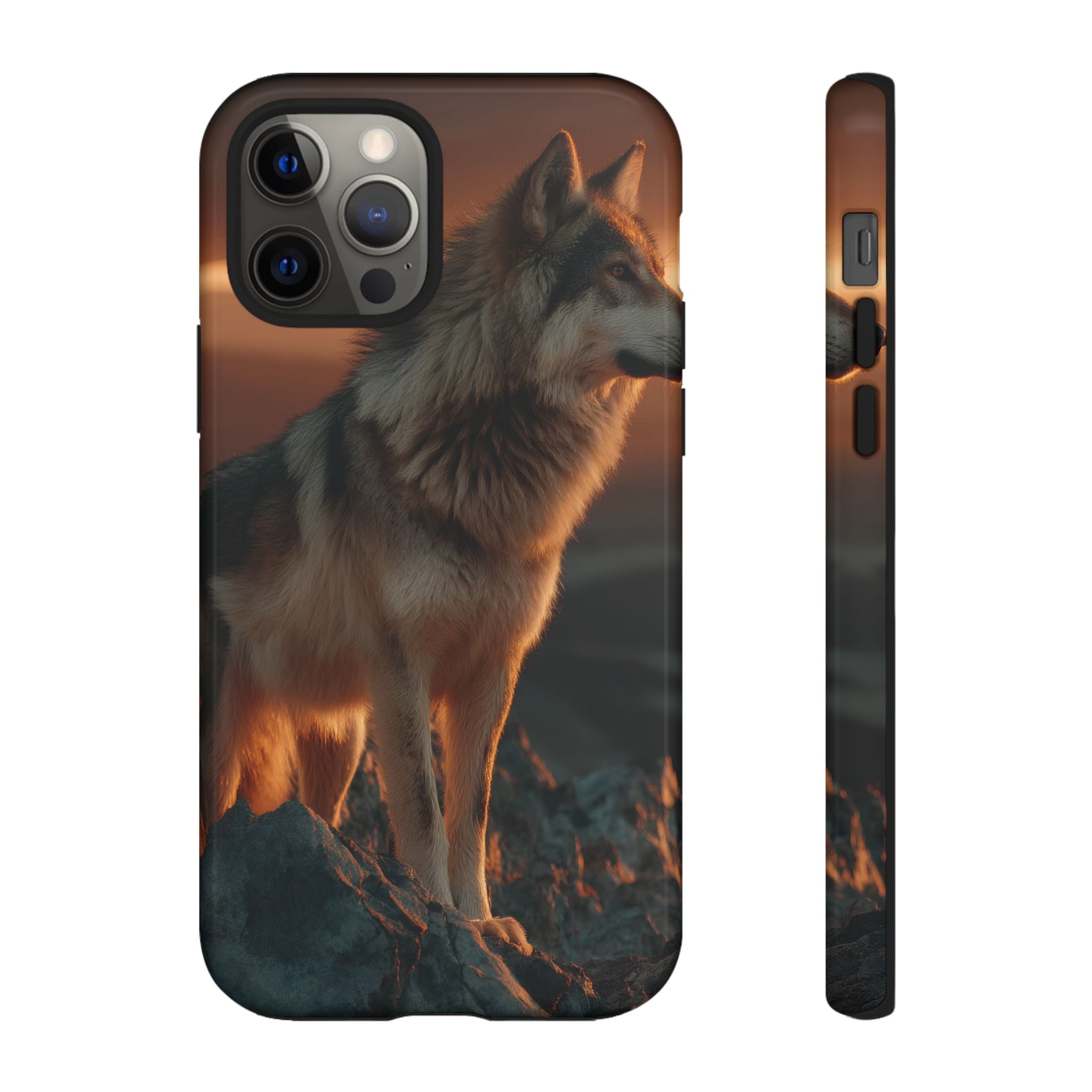 Wolf Sunset Phone Case