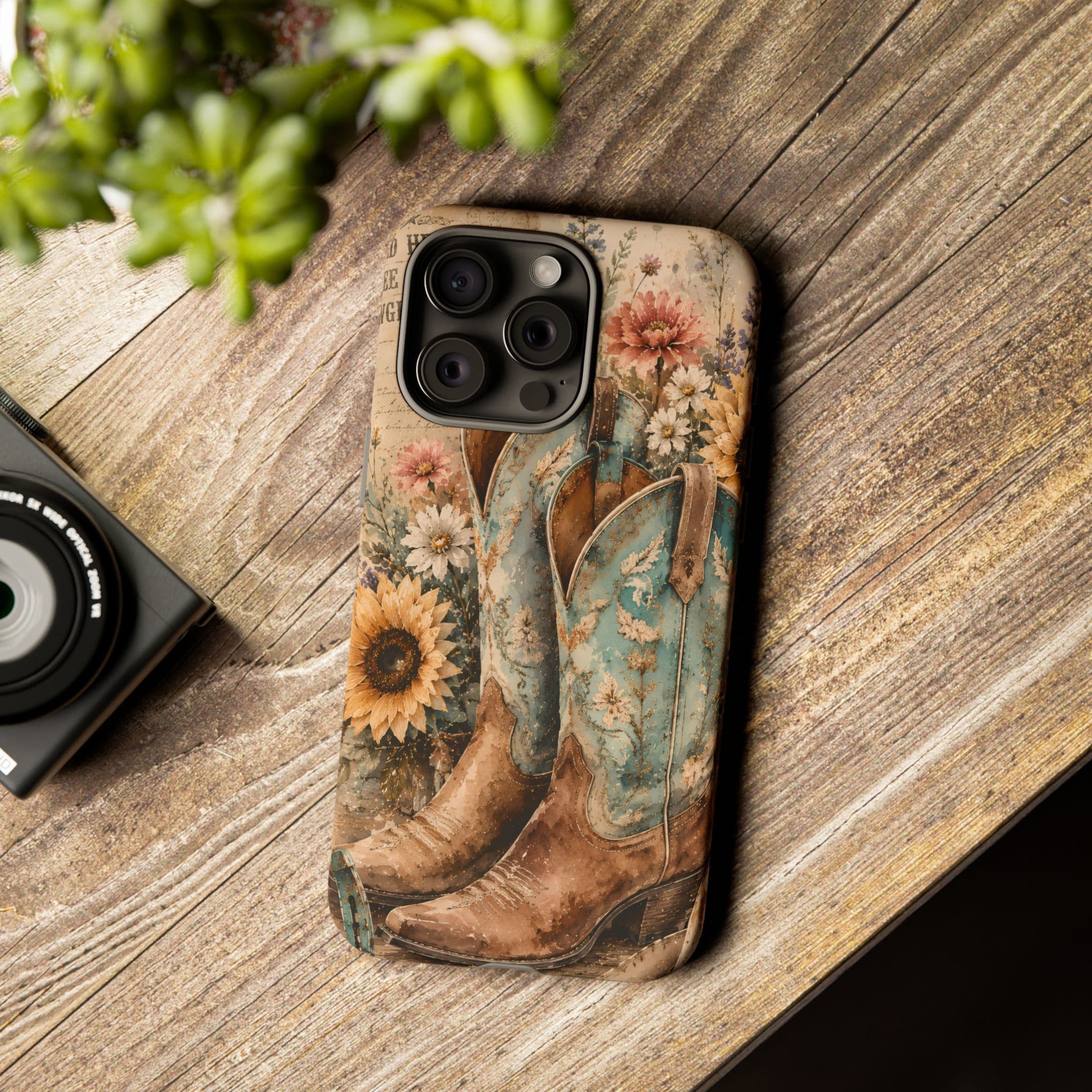 Rustique Sunflower Western iPhone Cover