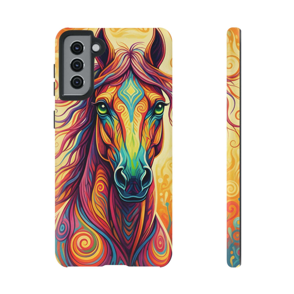 Vibrant Swirl Stallion - Phone Cover