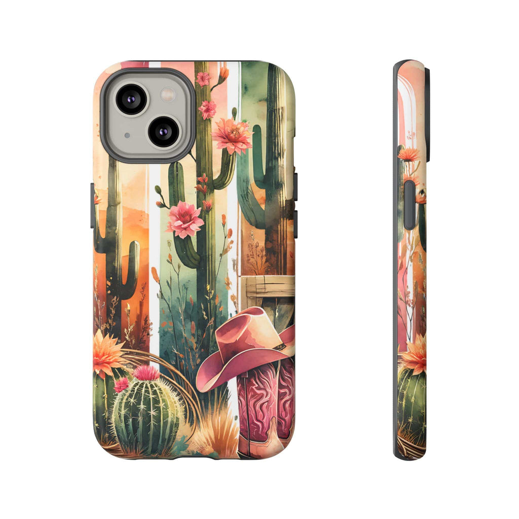 Southwestern Floral Cactus -Tough Case