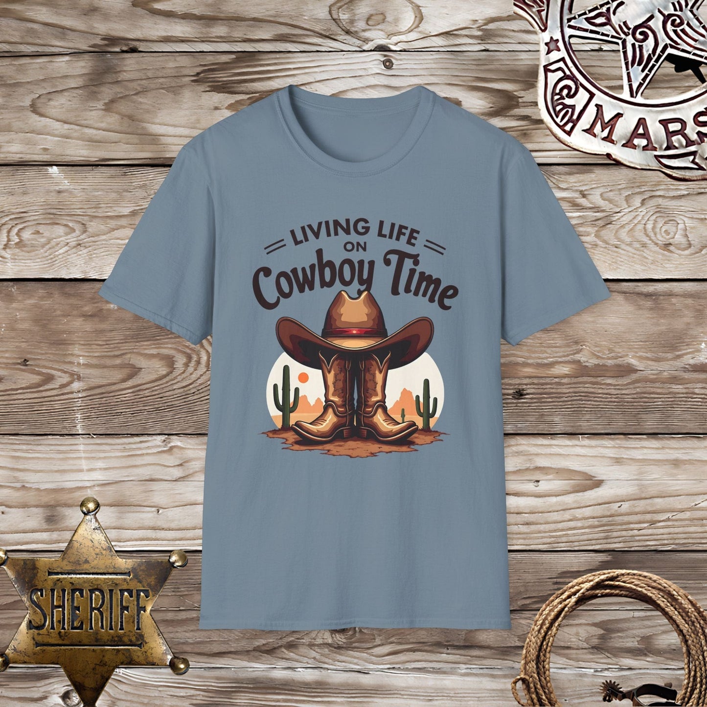 Softstyle  Unisex T-Shirt -Living Life Country Time