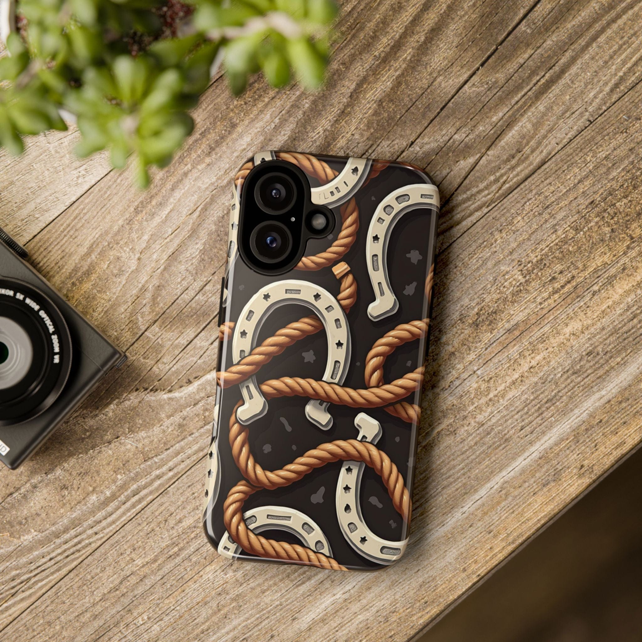 Horseshoes and Ropes-Phone Case