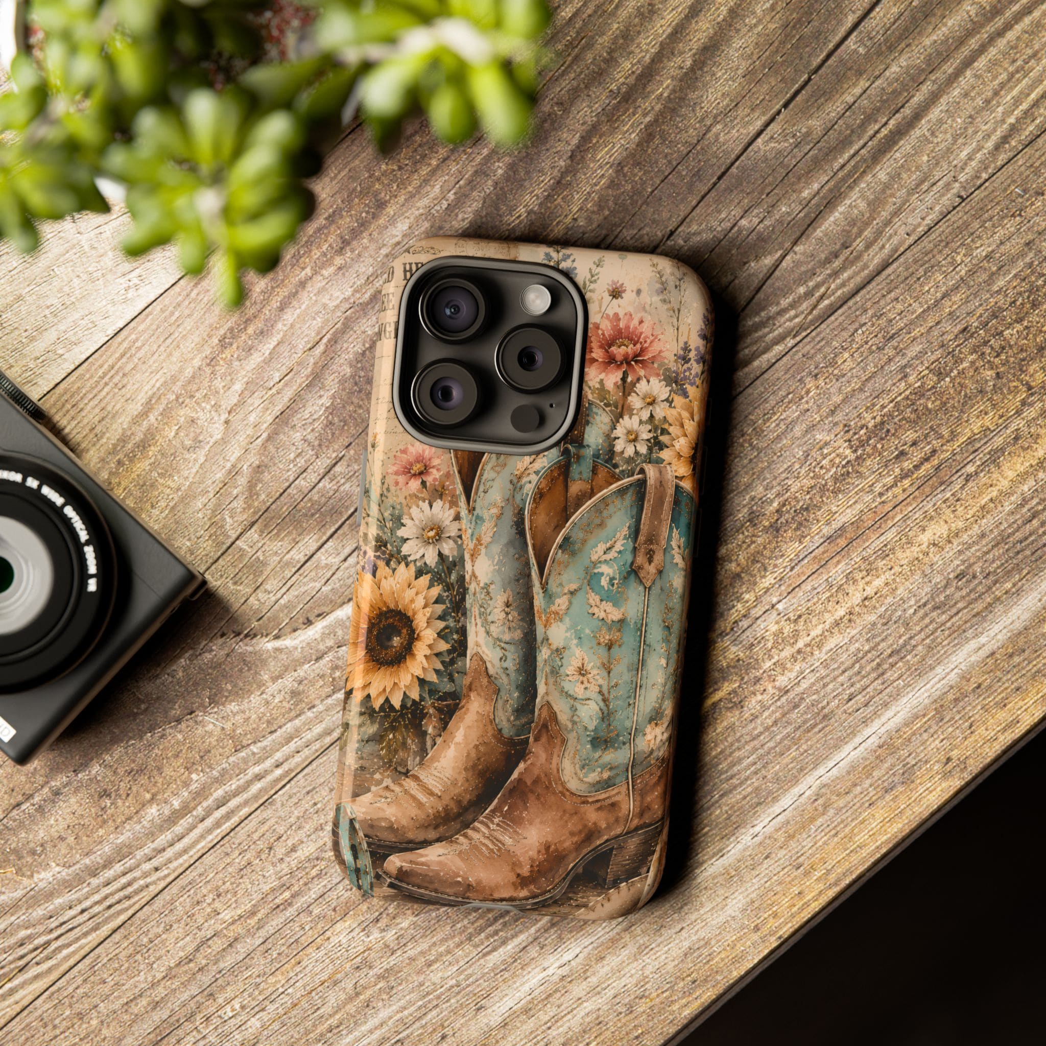 Rustique Sunflower Western iPhone Cover