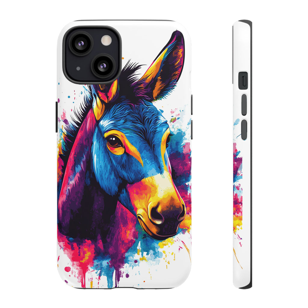 Color Splash Donkey Phone Case
