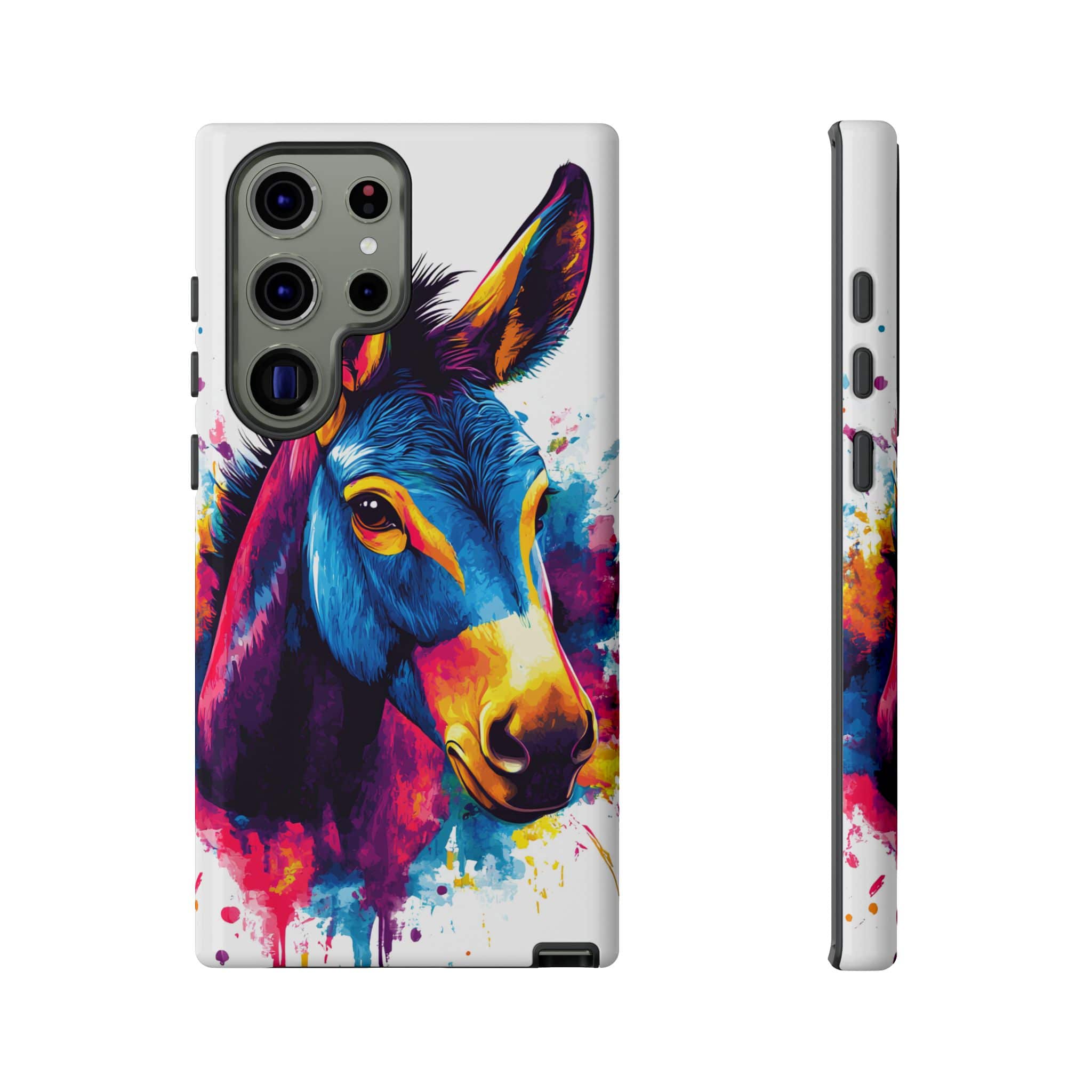Color Splash Donkey Phone Case