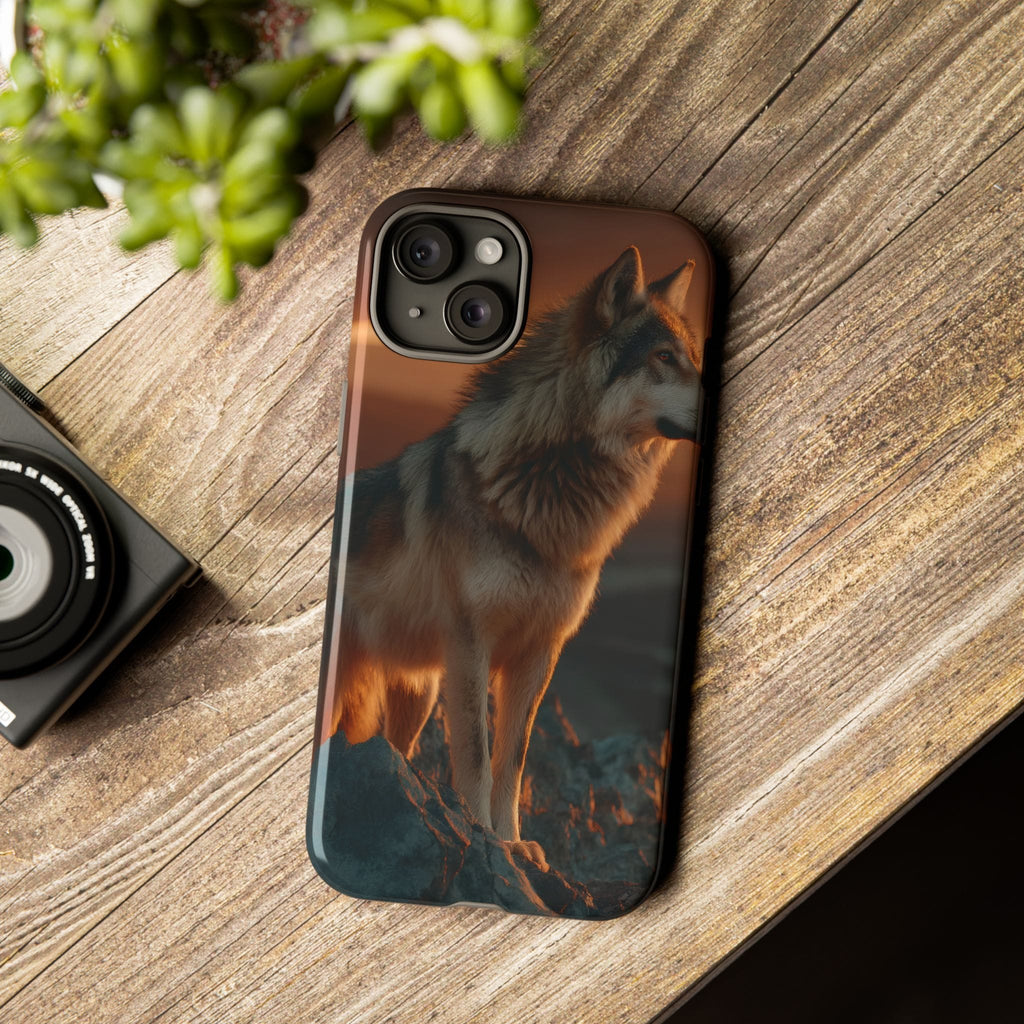 Wolf Sunset Phone Case