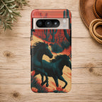 Desert Run Wild Horse Phone Case
