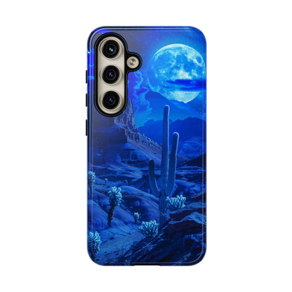 Blue Desert Moon Phone Case