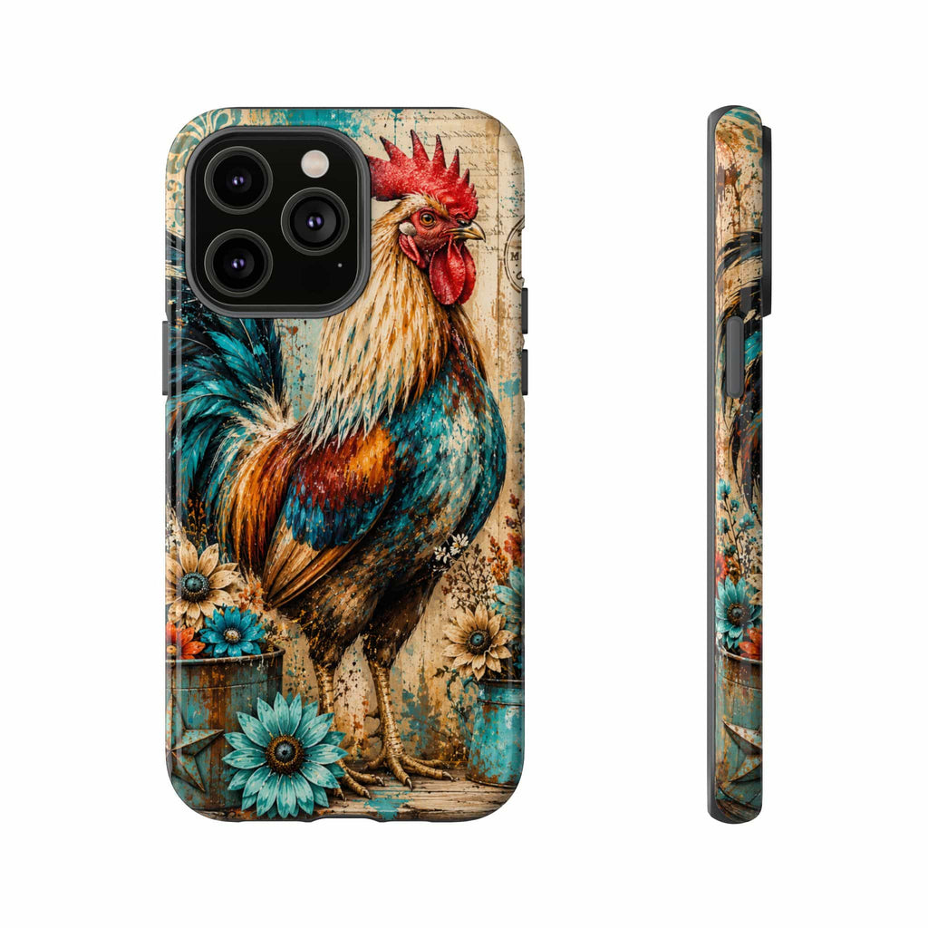 Rustic Farmhouse Rooster Phone Case