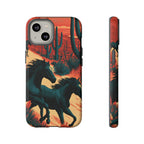 Desert Run Wild Horse Phone Case